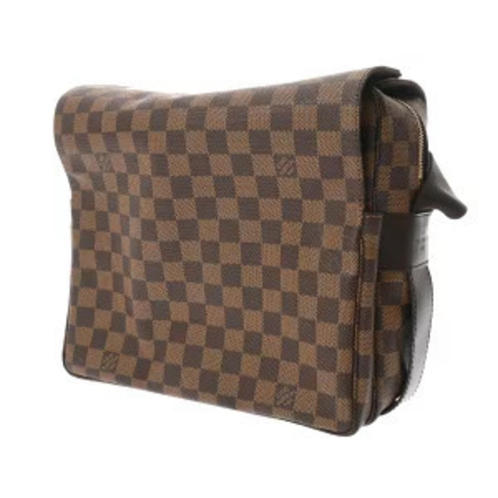 Louis Vuitton Damier Naviglio Shoulder Brown Bag Canvas